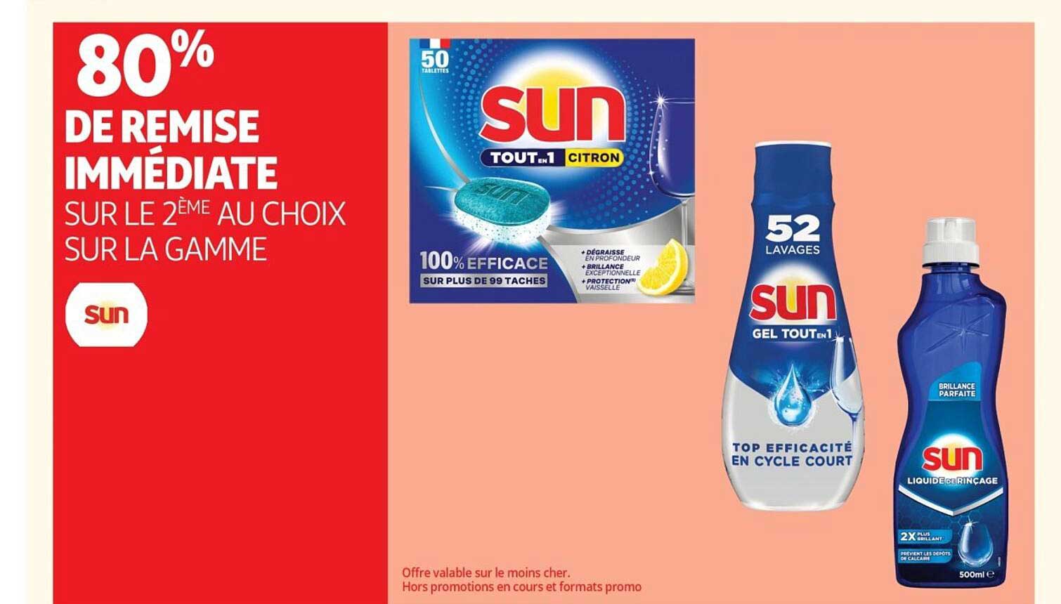80% DE REMISE IMMÉDIATE SUR LE 2ÈME AU CHOIX SUR LA GAMME
