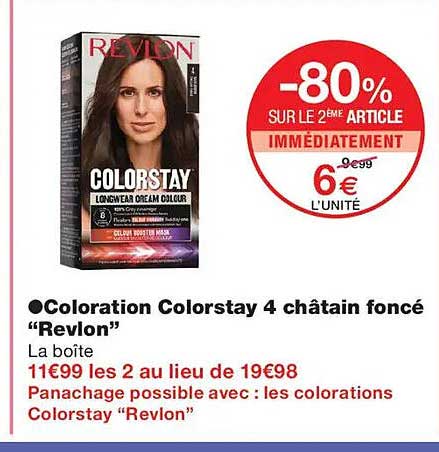 -80% SUR LE 2ÈME ARTICLE IMMÉDIATEMENT 6€99 L'UNITÉ