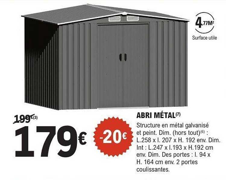 ABRI MÉTAL