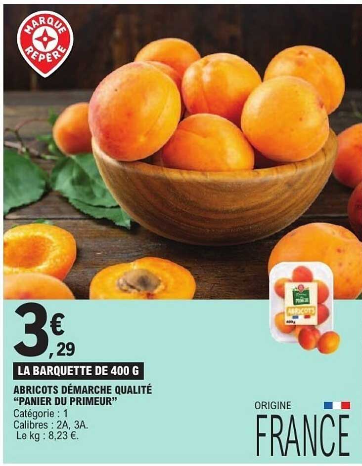 ABRICOTS DÉMARCHE QUALITÉ “PANIER DU PRIMEUR”