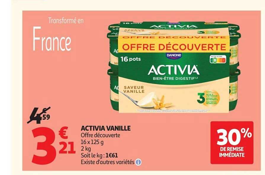 ACTIVIA VANILLE