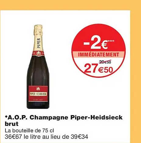*A.O.P. Champagne Piper-Heidsieck brut