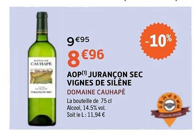 AOP JURANÇON SEC VIGNES DE SILÈNE DOMAINE CAUHAPÉ