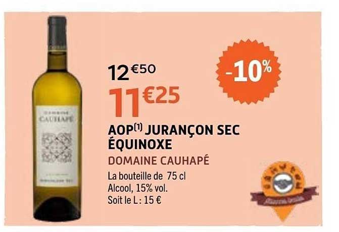AOP(1) JURANÇON SEC ÉQUINOXE