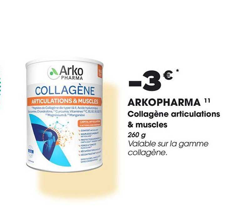 ARKOPHARMA Collagène articulations & muscles 260 g