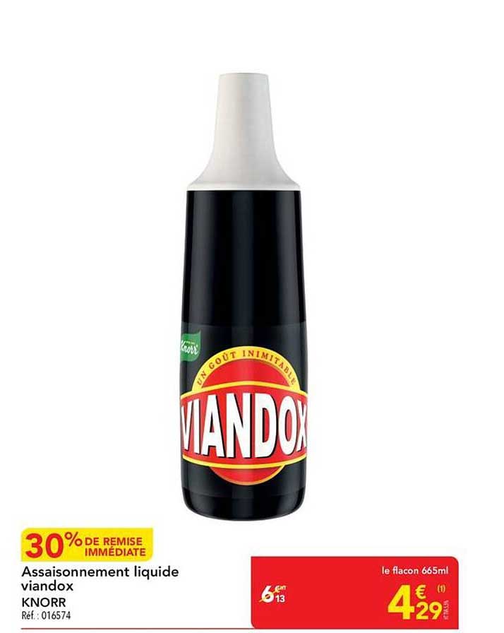 Assaisonnement liquide viandox KNORR