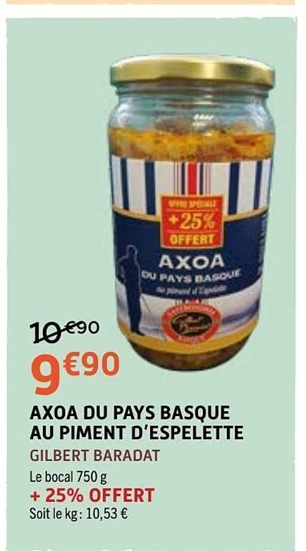 AXOA DU PAYS BASQUE AU PIMENT D’ESPELETTE