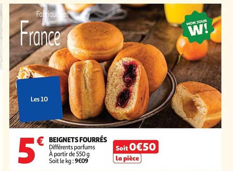BEIGNETS FOURRÉS