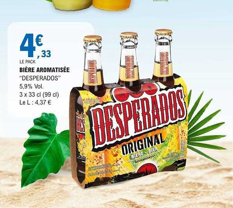 BIÈRE AROMATISÉE "DESPERADOS"