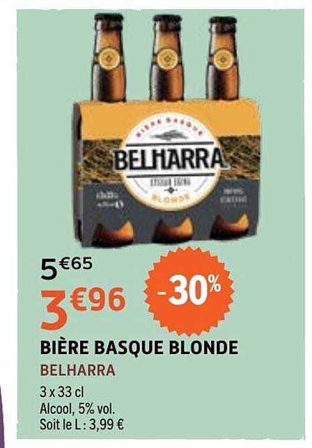 BIÈRE BASQUE BLONDE BELHARRA