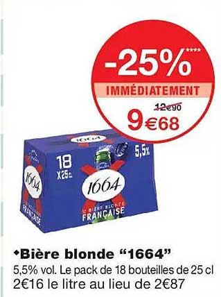 Bière blonde “1664”