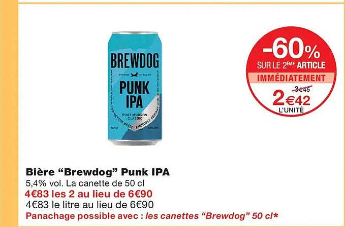 Bière “Brewdog” Punk IPA