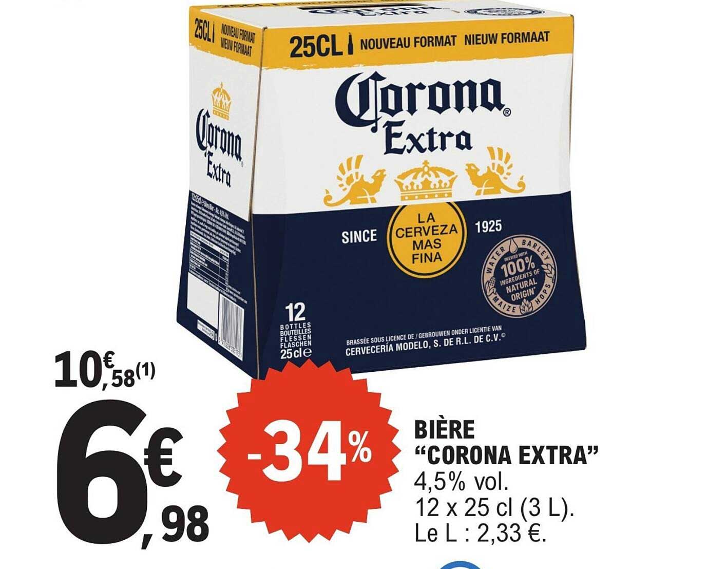 BIÈRE “CORONA EXTRA”