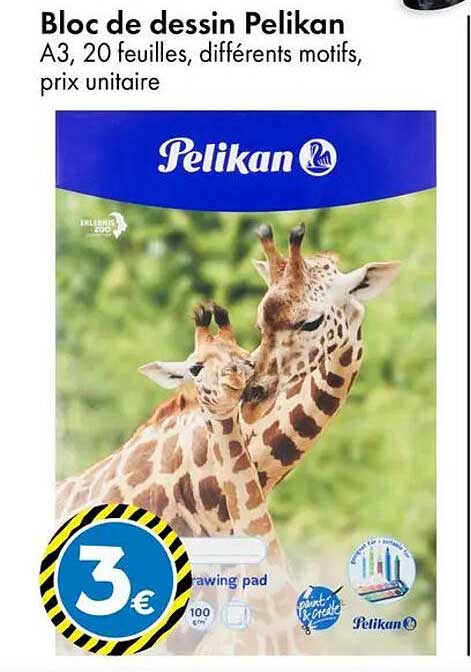 Bloc de dessin Pelikan