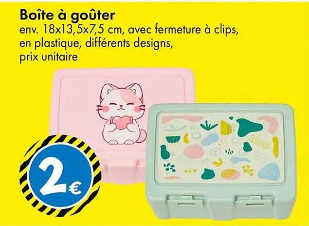 Boîte à goûter