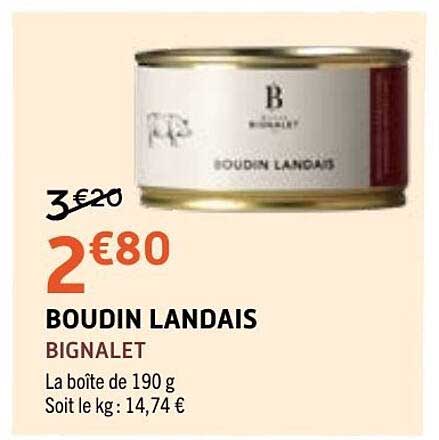 BOUDIN LANDAIS
