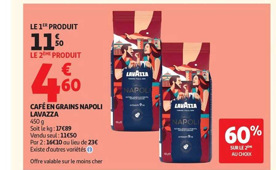 CAFÉ EN GRAINS NAPOLI LAVAZZA
