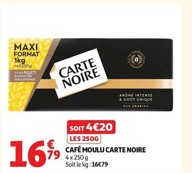 CAFÉ MOULU CARTE NOIRE