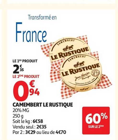 CAMEMBERT LE RUSTIQUE