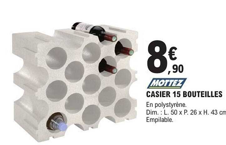 CASIER 15 BOUTEILLES