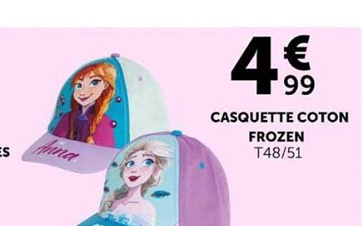 CASQUETTE COTON FROZEN T48/51