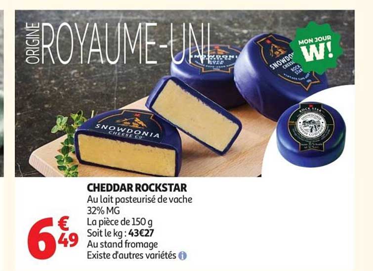 CHEDDAR ROCKSTAR