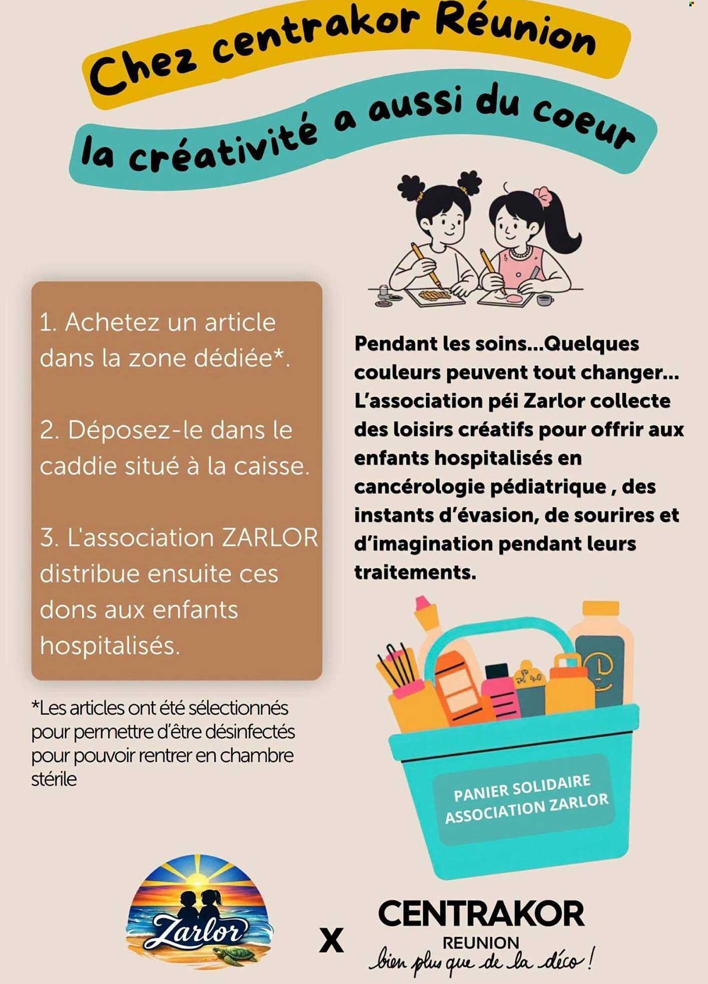 Chez Centrakor Réunion la créativité a aussi du cœur