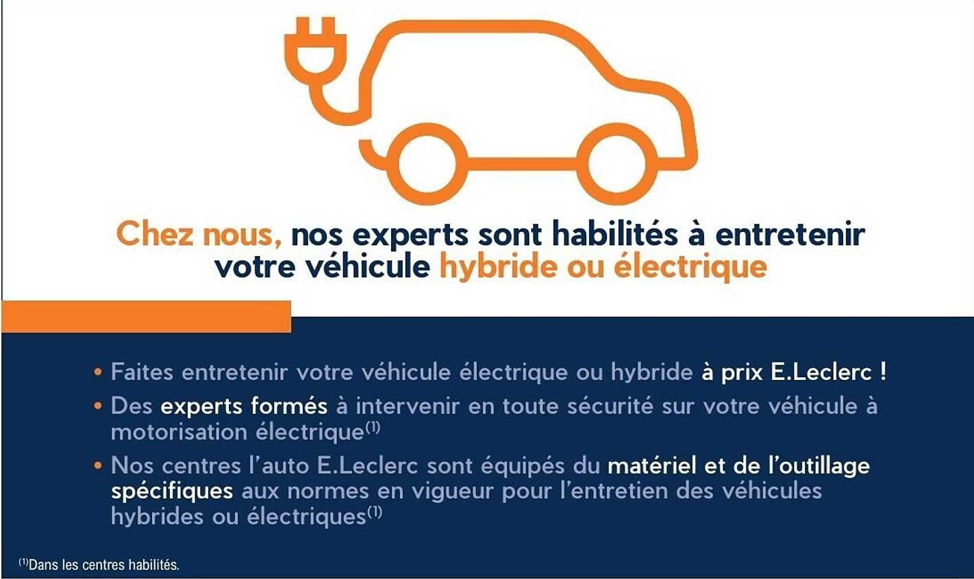 Chez nous, nos experts sont habilités à entretenir votre véhicule hybride ou électrique
