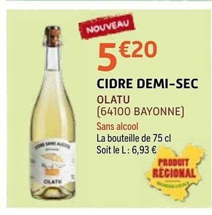 CIDRE DEMI-SEC