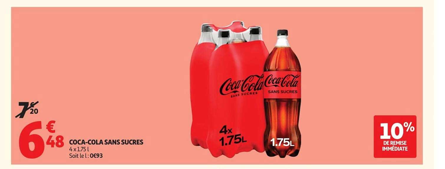 COCA-COLA SANS SUCRES