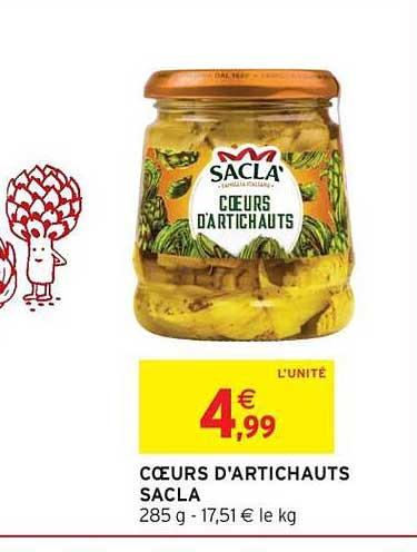 COEURS D'ARTICHAUTS SACLA