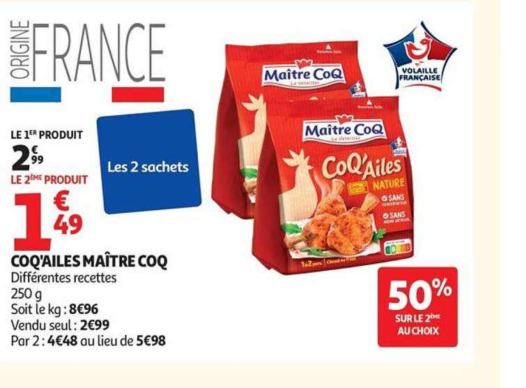 COQ'AILLES MAÎTRE COQ