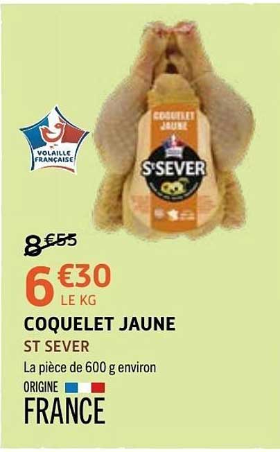 COQUELET JAUNE ST SEVER