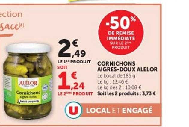 CORNICHONS AIGRES-DOUX ALELOR