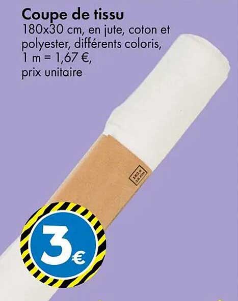 Coupe de tissu