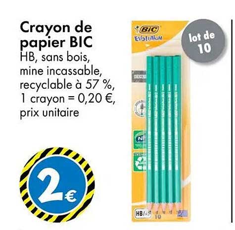 Crayon de papier BIC
