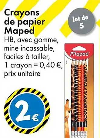 Crayons de papier Maped