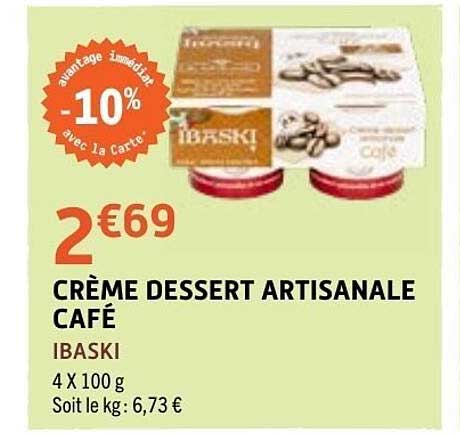 CRÈME DESSERT ARTISANALE CAFÉ