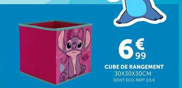 CUBE DE RANGEMENT 30X30X30CM