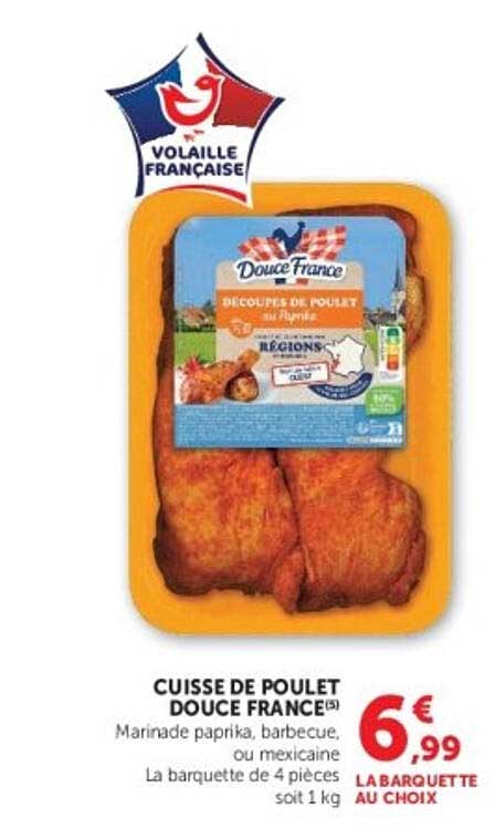 CUISSE DE POULET DOUCE FRANCE