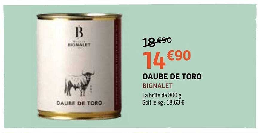 DAUBE DE TORO BIGNALAT