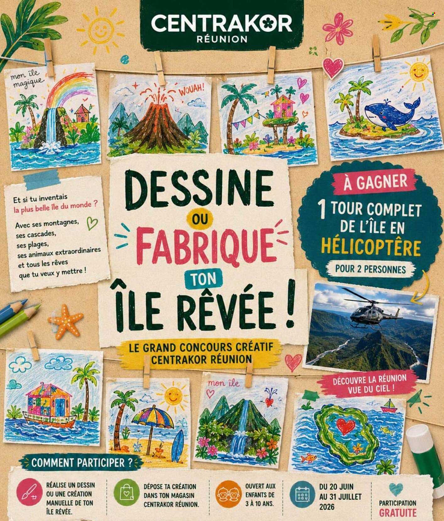 DESSINE OU FABRIQUE TON ÎLE RÊVÉE !