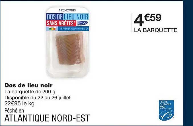Dos de lieu noir sans arêtes