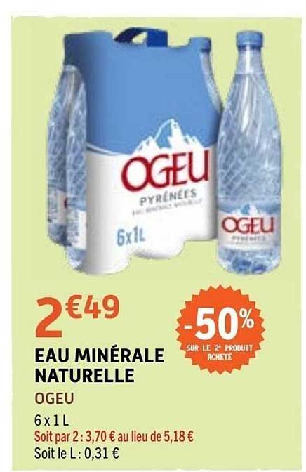 EAU MINÉRALE NATURELLE