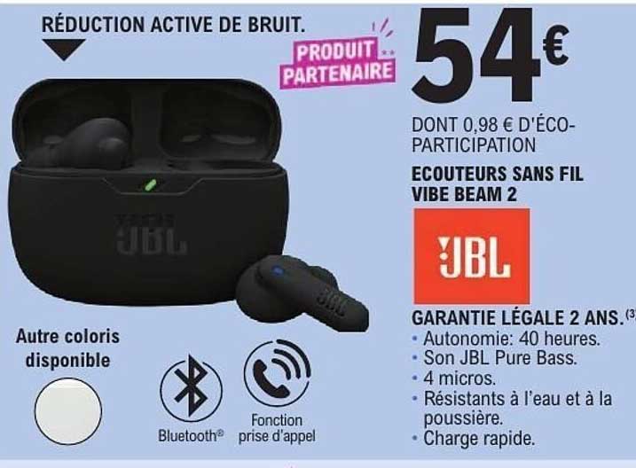 Ecouteurs sans fil VIBE BEAM 2