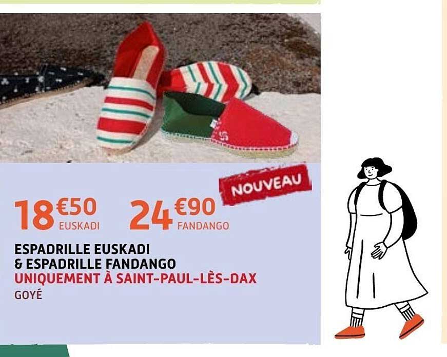 ESPADRILLE EUSKADI & ESPADRILLE FANDANGO
