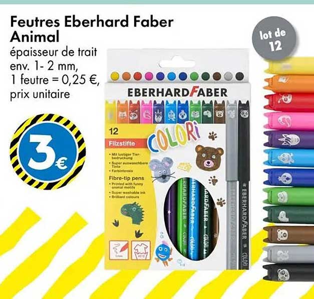 Feutres Eberhard Faber Animal