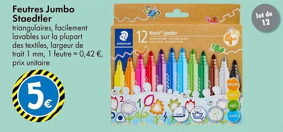 Feutres Jumbo Staedtler