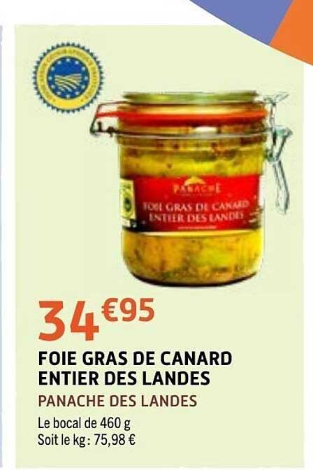 FOIE GRAS DE CANARD ENTIER DES LANDES