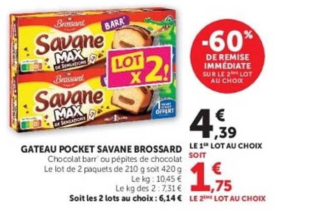 GATEAU POCKET SAVANE BROSSARD